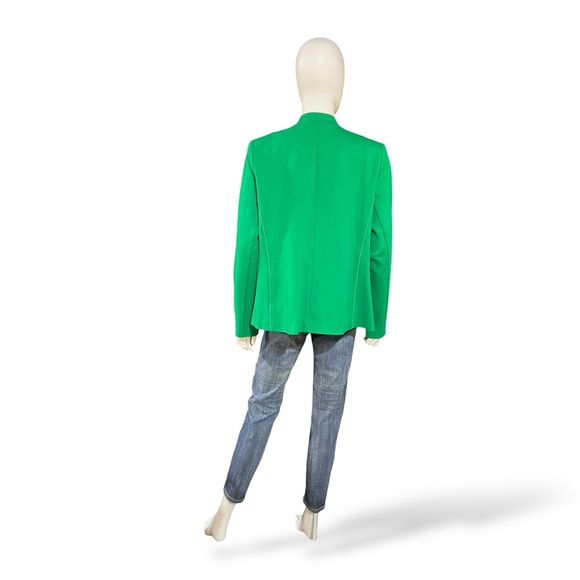 Eloquii Kelly Green Single-Button Blazer, 18 - Picture 2 of 8